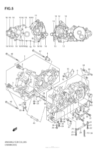 AN650 (ABS) Картер двигателя