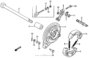  Задний тормоз