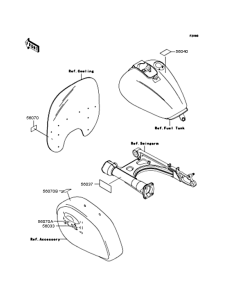 VN1500 Наклейки