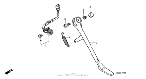 VT1100C3 Подножка