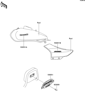 BN125 Decals(red)(bn125-a2)