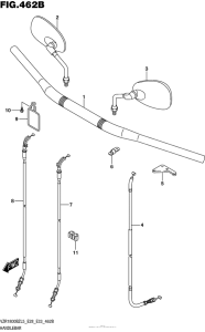 VZR1800BZ Handlebar (Vzr1800Bzl5 E33)