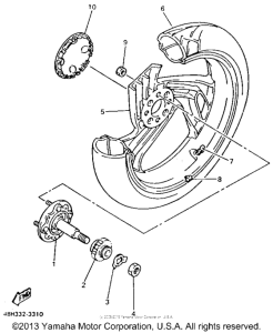GTS1000AEC Переднее колесо