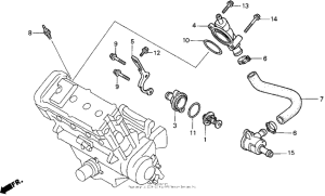CBR900RR Термостат