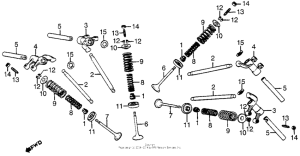 CX650 Клапана
