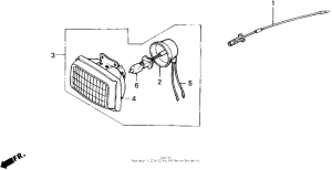 XR250R Headlight unit