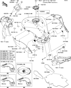 ZX600 Fuel tank(1 / 2)