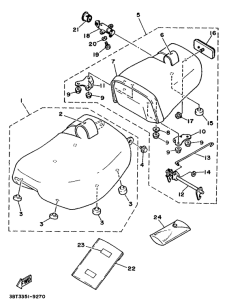 XV500 Сиденье