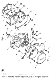 PW50D Картер двигателя