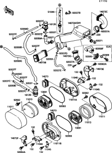 VN1500 Air filter(1 / 2)