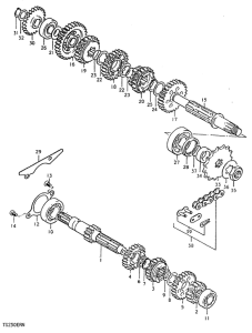 TS250 Трансмиссия