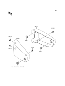 VN1500 Боковые обтекатели