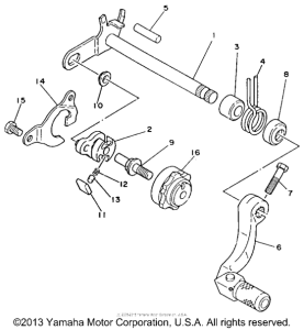  Вал переключения