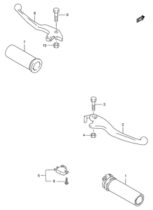 VS600 Рулевой рычаг