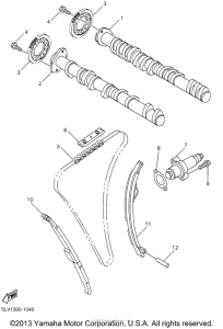 FZS1000NC Цепь механизма газораспределения