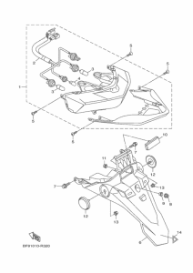 XC125SR テールライト