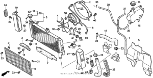 GL1500CT Радиатор
