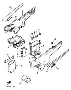 XJ900 Боковые обтекатели