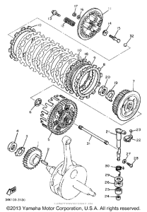 XT600W Сцепление
