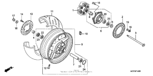 RVT1000R Переднее колесо