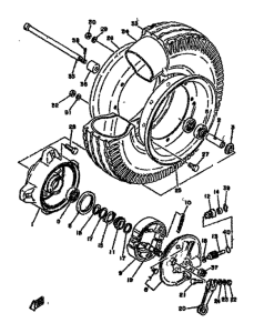LBII-80 Переднее колесо