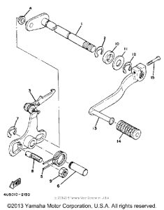 RX50K Вал переключения