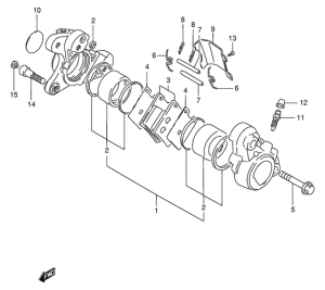 VS600 Передний суппорт