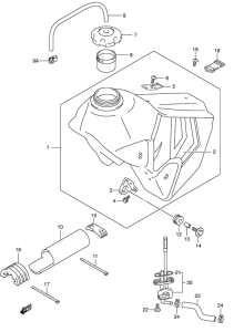 DR-Z400 Tank fuel
