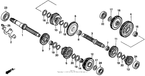 VT1100T Трансмиссия
