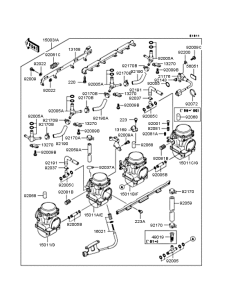 ZR400 Карбюратор