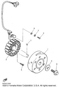 FZR600RFC Генератор