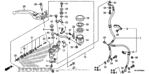  Передний тормозной цилиндр