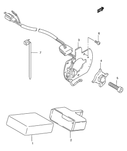 GSF1200S (ABS) Зажигание