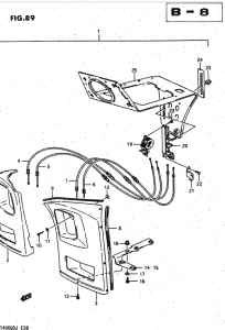 GV1400 Air vent fairing set
