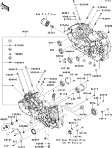 VN1700 Картер двигателя