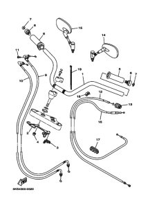 Рулевой рычаг и кабель