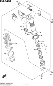 RM-Z250 Задние амортизаторы