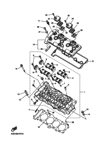 YZF-R1R ( RaceBase) Головка цилиндра