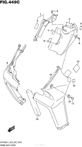 VZR1800 Frame Head Cover (Vzr1800Bzl7 E28)