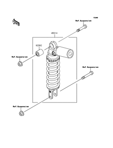 ZX636 Амортизатор