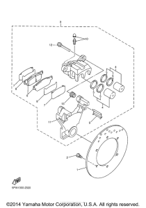 YZF-R1 Задний суппорт