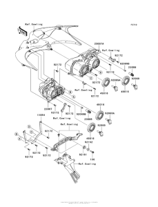 ZX1400 Фара
