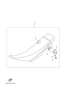 YZ250F Сиденье