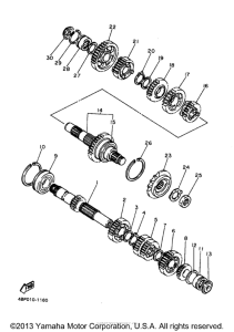 XJ600SJ Трансмиссия