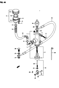 RMX50 Задний тормозной цилиндр