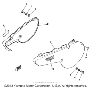 IT125G Боковые обтекатели