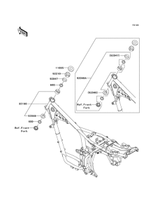 BR125 Frame comp