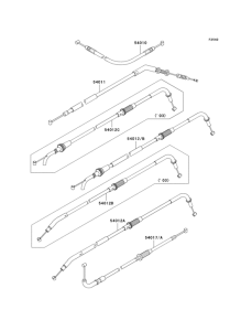 ZR1000 Тросы управления