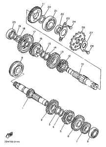 TT600W Трансмиссия