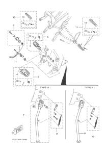 DT50R Stand & footrest